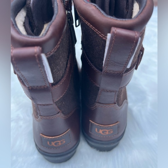 🆕 UGG Kesey Women's Brown Lace Up Ankle Booties Size 8.5 Waterproof Winter - Picture 8 of 9